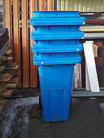 Мусорный контейнер 120 л синий, РФ. Цена с НДС., фото 1