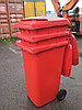 Немецкий мусорный контейнер ESE 240 л красный