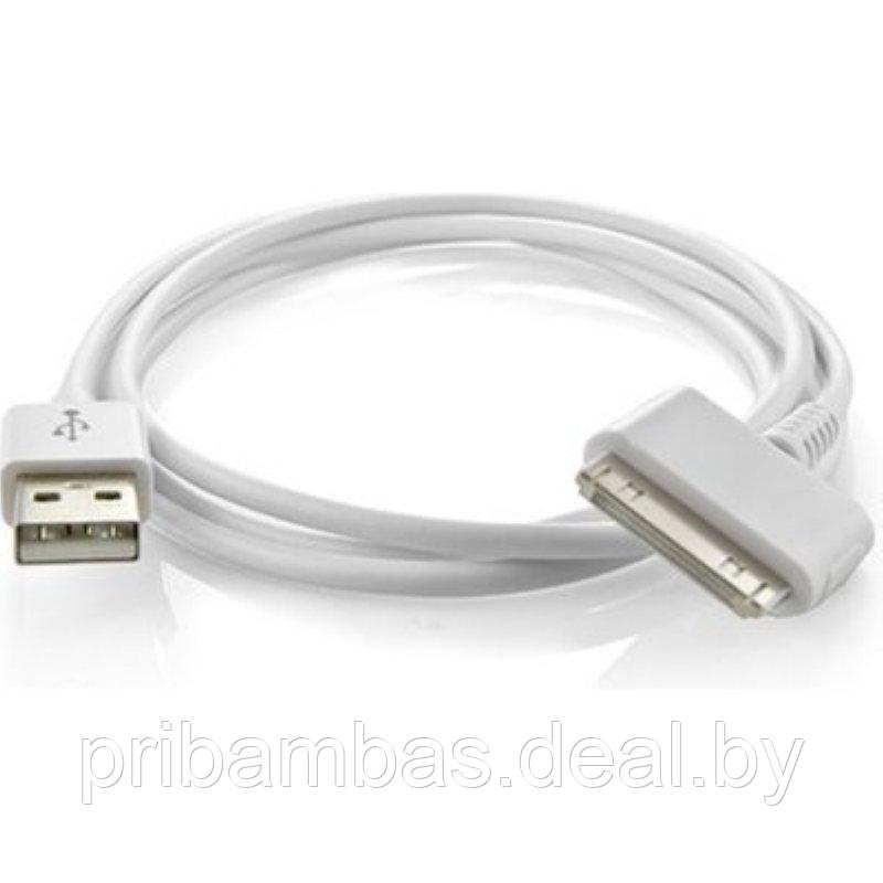 USB дата-кабель 30-pin MA591ZM/C совместимый для Apple iPhone 2G, 3G, 3GS, 4, 4S, iPod, iPad, iPad 2 - фото 1 - id-p249510