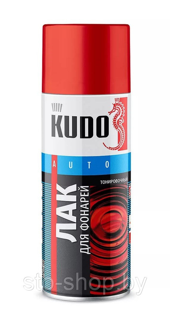 Лак для тонировки фар красный 520мл KUDO
