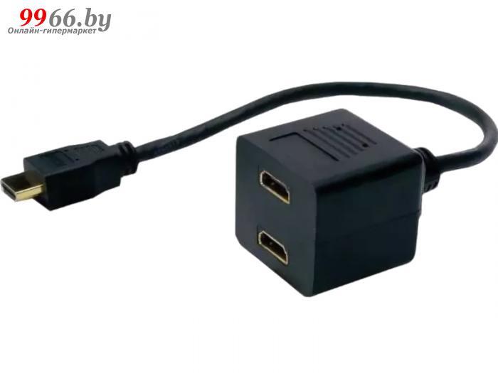 Сплиттер Espada HDMI 19M to 2xHDMI 19F 25cm EHDMIM2xHDMIF25