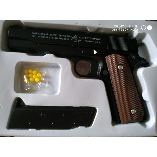Пневматический металлический пистолет Colt 1911 - фото 3 - id-p102787349