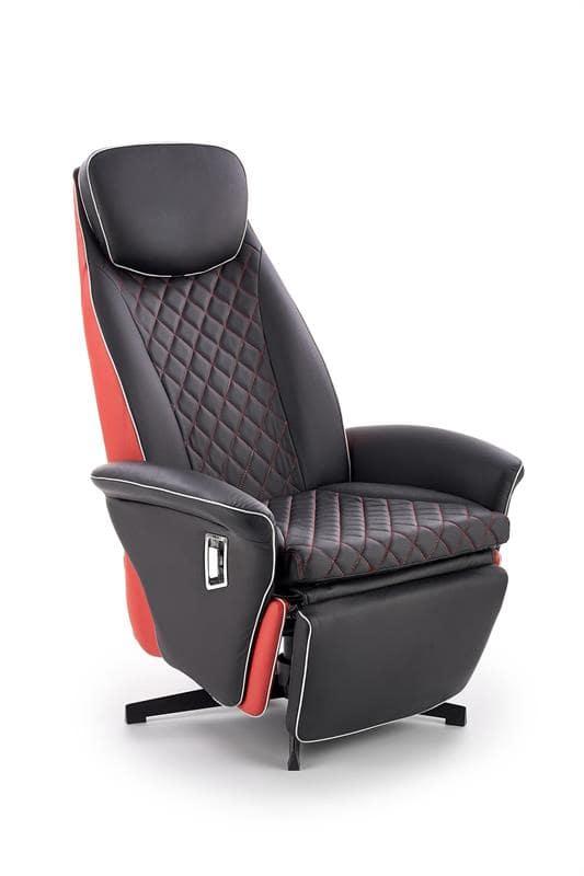 Кресло Halmar CAMARO (черный/красный) - фото 2 - id-p102787826
