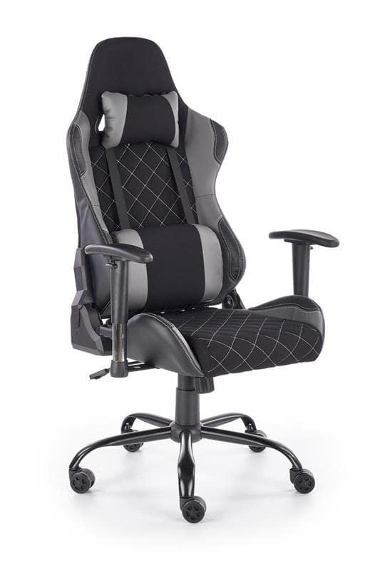 Кресло компьютерное Halmar DRAKE (черный/серый)