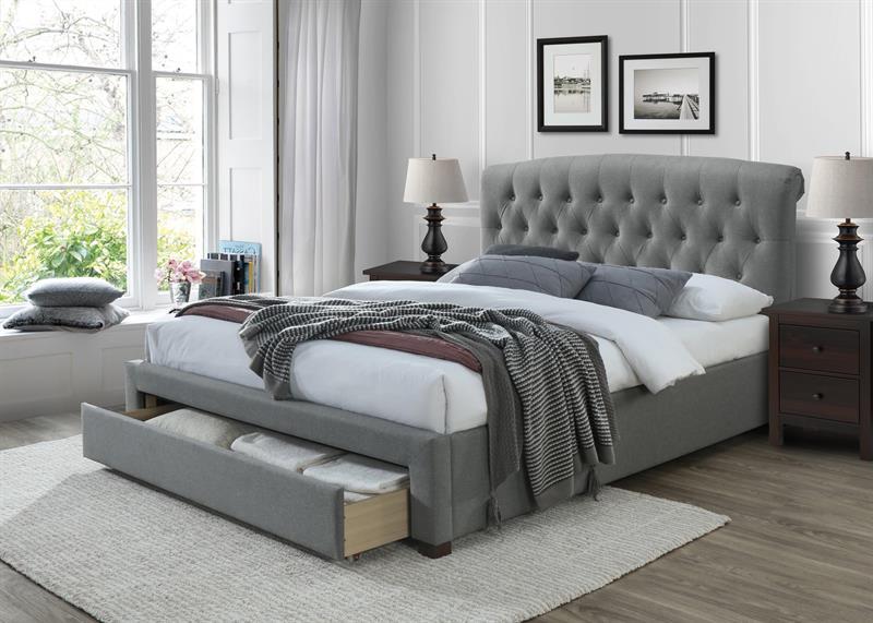 Кровать Halmar AVANTI 160 (серый)