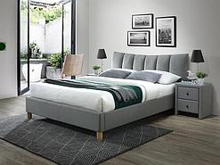 Кровать Halmar SANDY 2 160 (серый/бук)