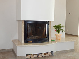 Jotul I18 в минималистской облицовке 5