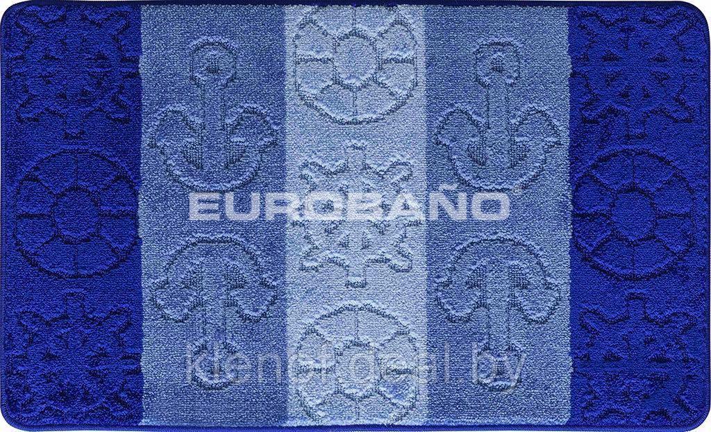 Комплект ковриков для ванной и туалета EUROBANO STRIPE 50*80+50*40 Titanic - фото 1 - id-p102940243