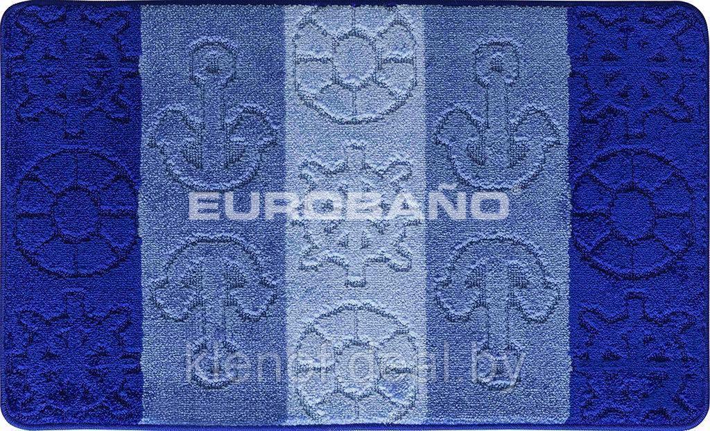 Комплект ковриков для ванной и туалета EUROBANO STRIPE 60*100+60*50 Titanic - фото 1 - id-p102940266