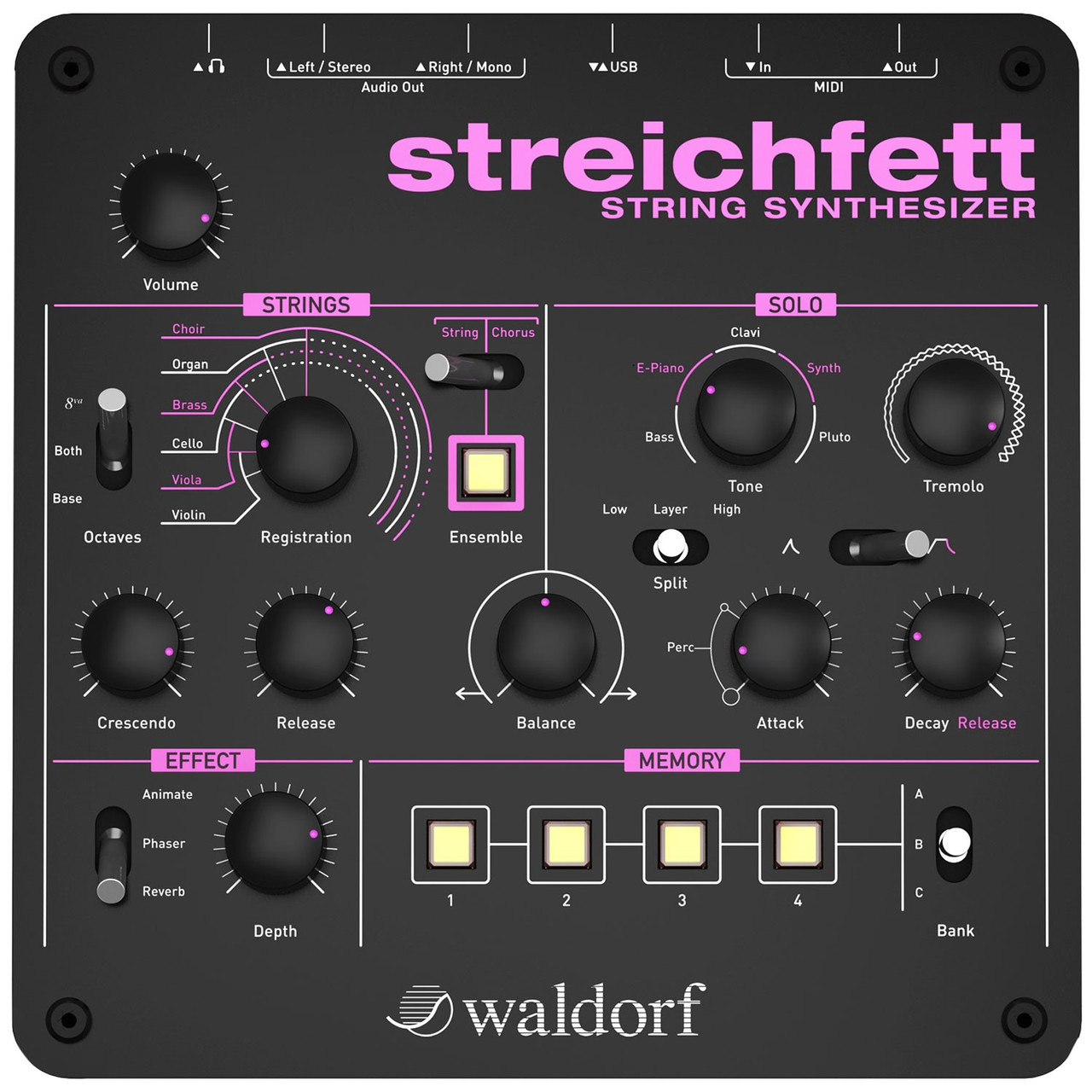 Синтезатор Waldorf Streichfett - фото 1 - id-p102963417