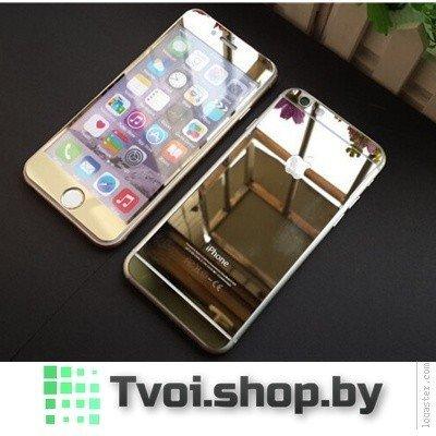 Защитное стекло для iPhone 6/ 6s (2 в 1), золото - фото 2 - id-p61493974