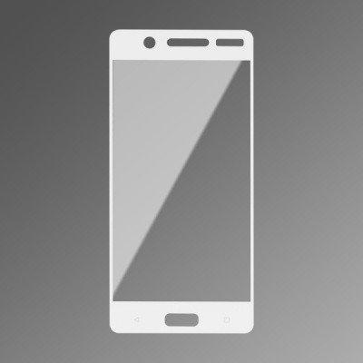 Защитное стекло для Nokia 5 Full Screen (white)