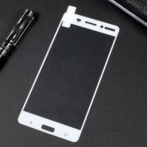 Защитное стекло для Nokia 6 Full Screen (white), фото 2