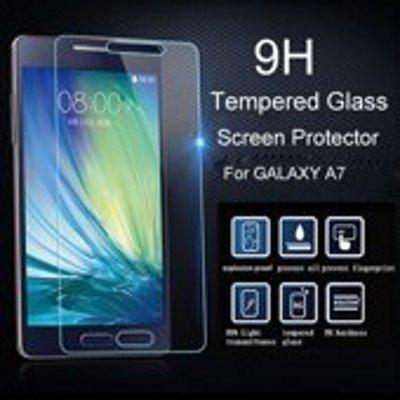 Защитное стекло для Samsung Galaxy A7 (A700) (противоударное с Олеофобным покрытием) - фото 1 - id-p61495361
