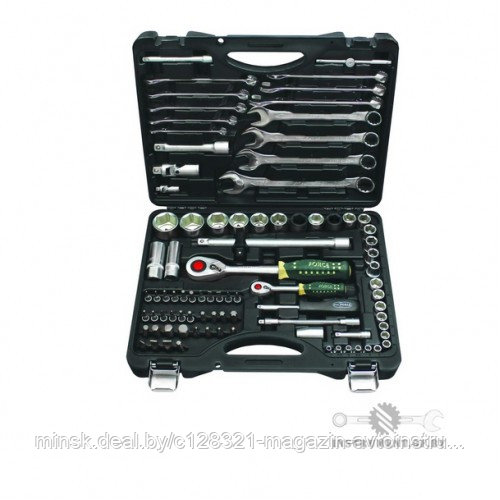 Набор инструментов 6 граней ROCK FORCE 1/2" и 1/4" (4-32мм) 4881-5