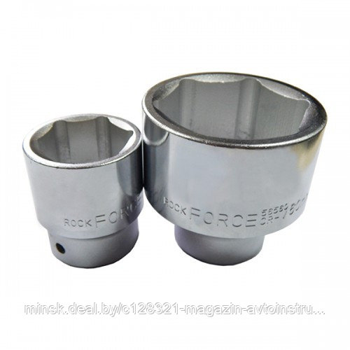 Головка 1" (дюйм) 6 граней 80 мм Rock FORCE 58580