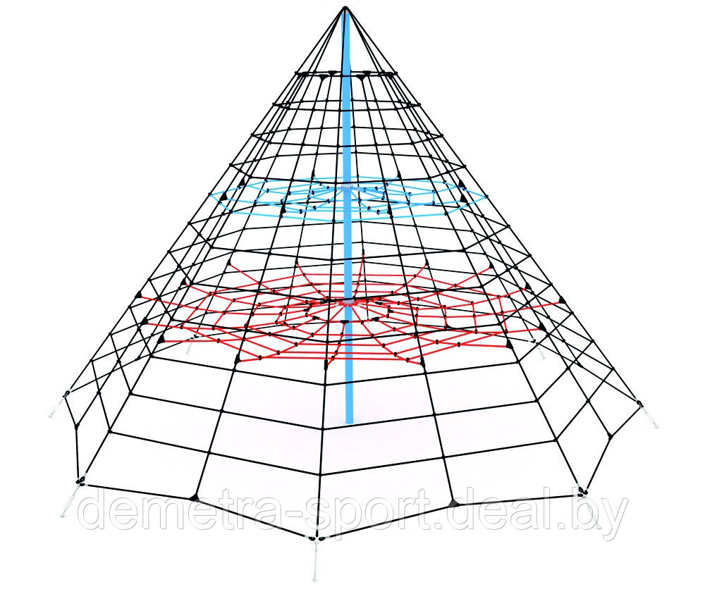 Сетка пирамида, 4,5 м высотой - фото 2 - id-p103014621