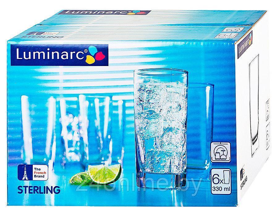 Набор стаканов Luminarc STERLING 330 мл высокие H7666 - фото 2 - id-p4727810