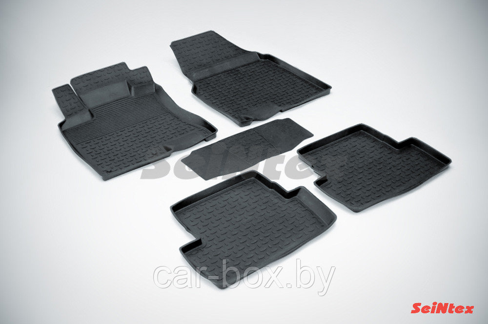 Резиновые коврики с высоким бортом для Nissan Qashqai 2007-2014 - фото 1 - id-p103015571