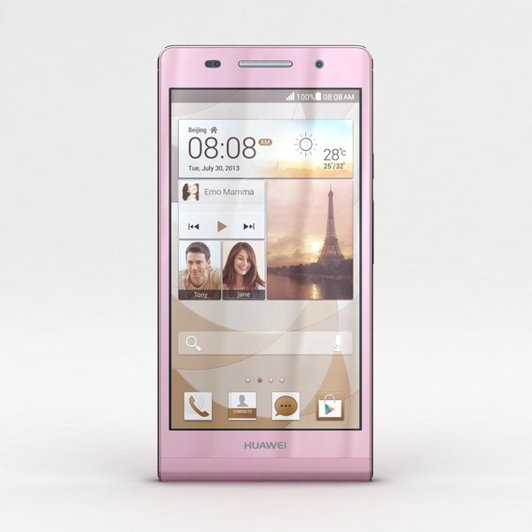 Смартфон Huawei Ascend P6s Розовый - фото 1 - id-p5466672