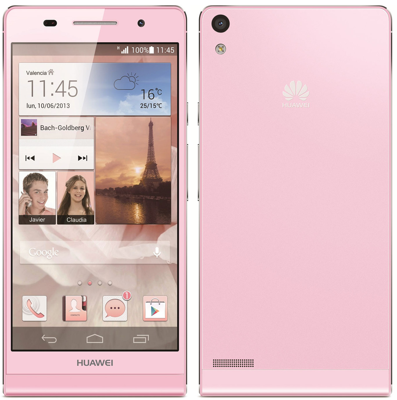 Смартфон Huawei Ascend P6s Розовый - фото 2 - id-p5466672