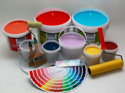 Краска акриловая «ViViD-Wash» моющаяся (реальная цена, высокое качество) светлый тон - фото 4 - id-p103030750