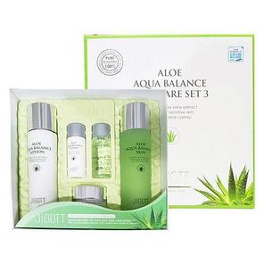 Набор увлажняющей косметики с алое Jigott Aloe Aqua Balance Skin Care Set, фото 2