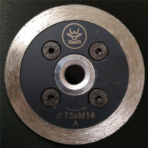 Круг алмазный 75 мм с фланцем отрезной - фото 1 - id-p103034252