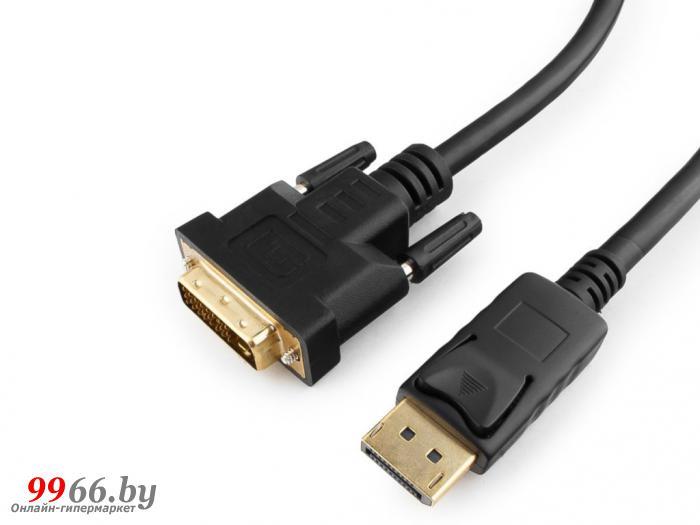 Аксессуар Gembird Cablexpert DisplayPort to DVI 20M/25M 1.8m Black CC-DPM-DVIM-6 / CC-DPM-DVIM-1.8M
