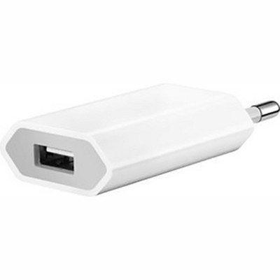 Зарядное устройство сетевое с USB входом для iPhone и iPod оригинальное Apple A1400 (MB707), фото 2
