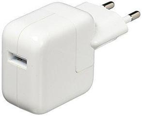 Зарядное устройство сетевое с USB входом для iPad, iPhone, оригинальное Apple A1401 (2400 мА) (с кабелем, фото 2