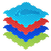 "ОРТОДОН" "Елочка Мягкая" ЕМ, детский ортопедический коврик, Модульный массажный коврик 1 модуль