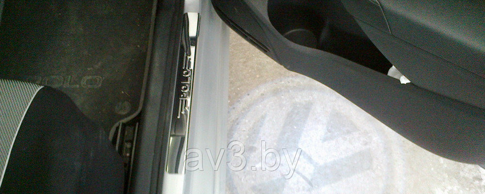 Накладки на пороги автомобиля под дверью - фото 5 - id-p103048599