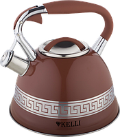 Чайник металлический 3л Kelli KL-4506