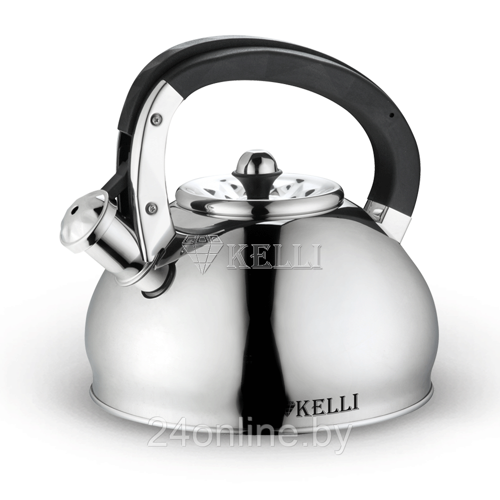 Чайник металлический 3л Kelli KL-4508 - фото 1 - id-p103048872