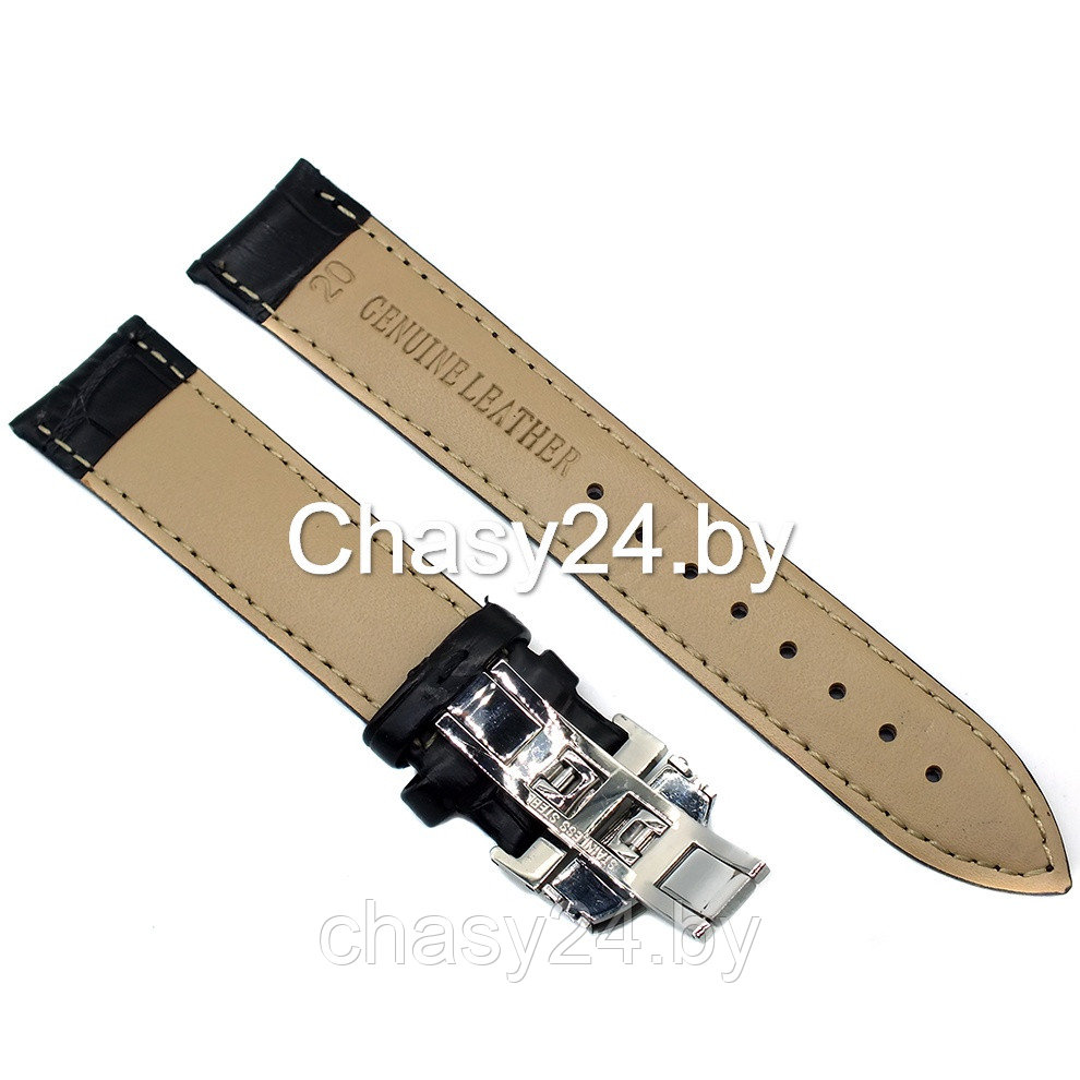 Ремешок с раскладной застежкой для часов 18 мм CRW263-18 - фото 3 - id-p103049654