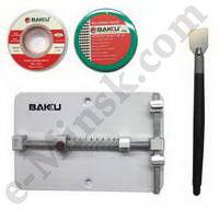 Зажим для печатной платы BAKU BK689D +паста+оплетка+шпатель, КНР - фото 1 - id-p70251022