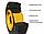  Цельнолитая шина 18X7-8 /NONMARK EASYFIT/ BKT MAGLIFT 4.33", фото 2