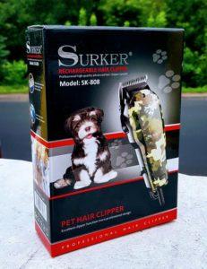 Профессиональная машинка для стрижки животных Surker SK-808 + 4 насадки - фото 2 - id-p103075395