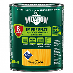 Импрегнат VIDARON защитно-декоративный 0,7л V16 Антрацит серый