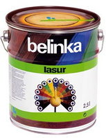 Belinka Lasur Декоративное лазурное покрытие для защиты древесины 10л.Цвет голубая