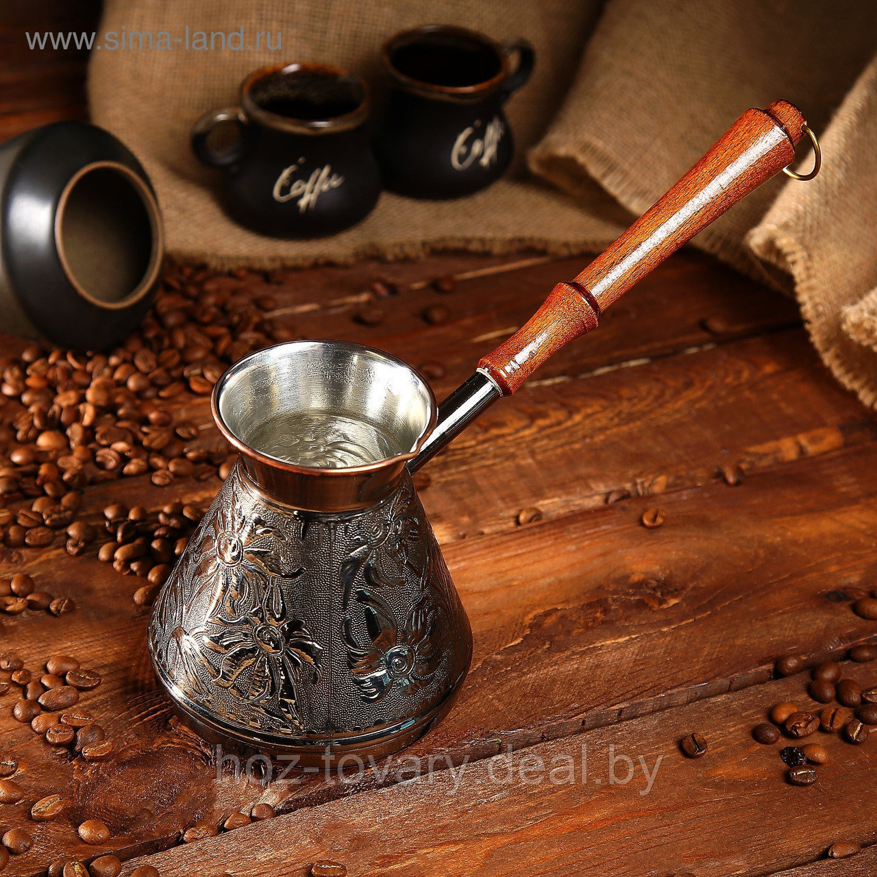 Турка для кофе медная 300 мл арт. 3002 - фото 1 - id-p103102722