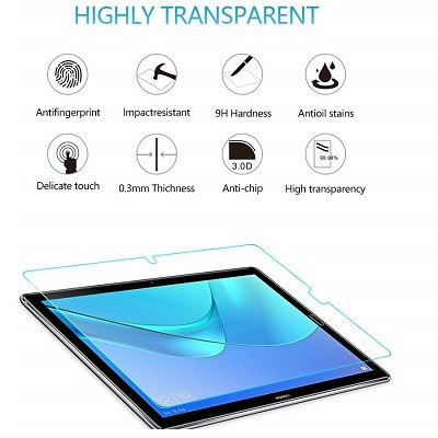 Противоударное защитное стекло Tempered Glass Film 0.3mm для Huawei MediaPad T5 10 - фото 2 - id-p102571843