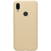 Пластиковый чехол с подставкой Nillkin Super Frosted Shield Золотой для Xiaomi Redmi 7