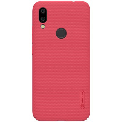 Пластиковый чехол с подставкой Nillkin Super Frosted Shield Красный для Xiaomi Redmi 7 - фото 1 - id-p102572008