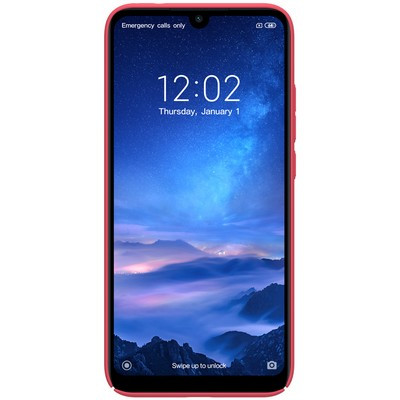 Пластиковый чехол с подставкой Nillkin Super Frosted Shield Красный для Xiaomi Redmi 7 - фото 2 - id-p102572008