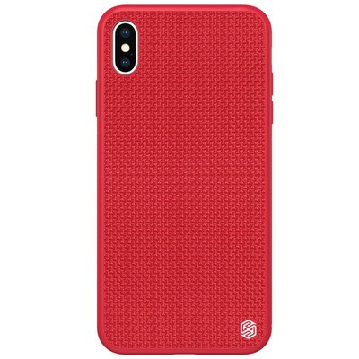Чехол Nillkin Textured Case Красный для Apple iPhone XS Max - фото 1 - id-p102572013