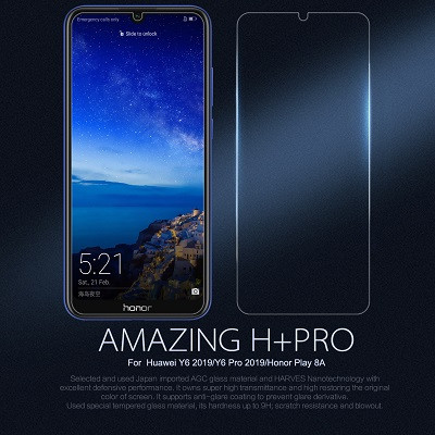 Противоударное стекло Nillkin Amazing H+PRO Anti Explosion для Huawei Y6 2019\ Honor 8A - фото 1 - id-p103085538