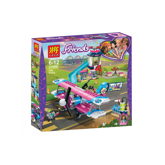 Конструктор Lele 37096 Friends Экскурсия по Хартлейк-Сити на самолёте (аналог Lego Friends 41343) 340 деталей