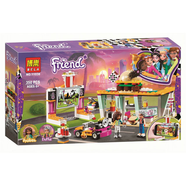 Конструктор Bela 11038 Friend Передвижной ресторан (аналог Lego Friends 41349) 350 деталей